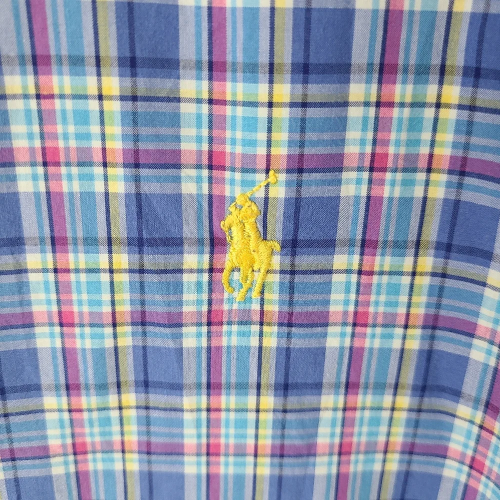 Polo Ralph Lauren Blue Plaid Button-Down Shirt